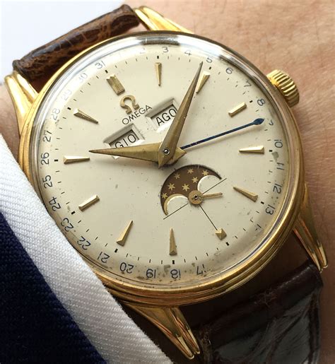 vintage omega moonphase watch|omega moonphase watch for sale.